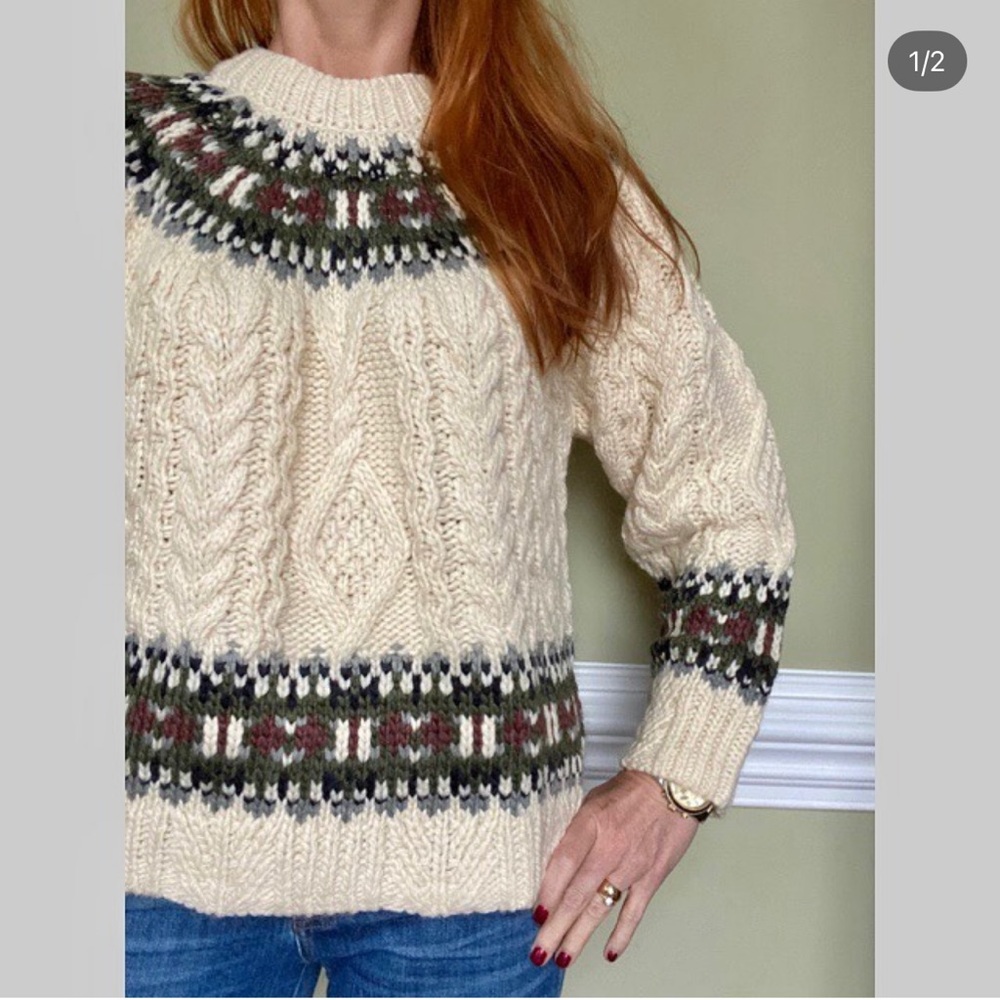 Zara Fair Isle Sweater
